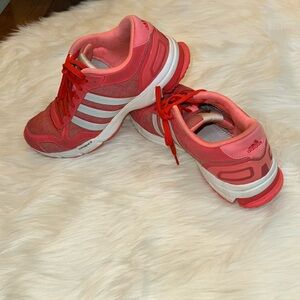 adidas Coral and White Athletic Shoes